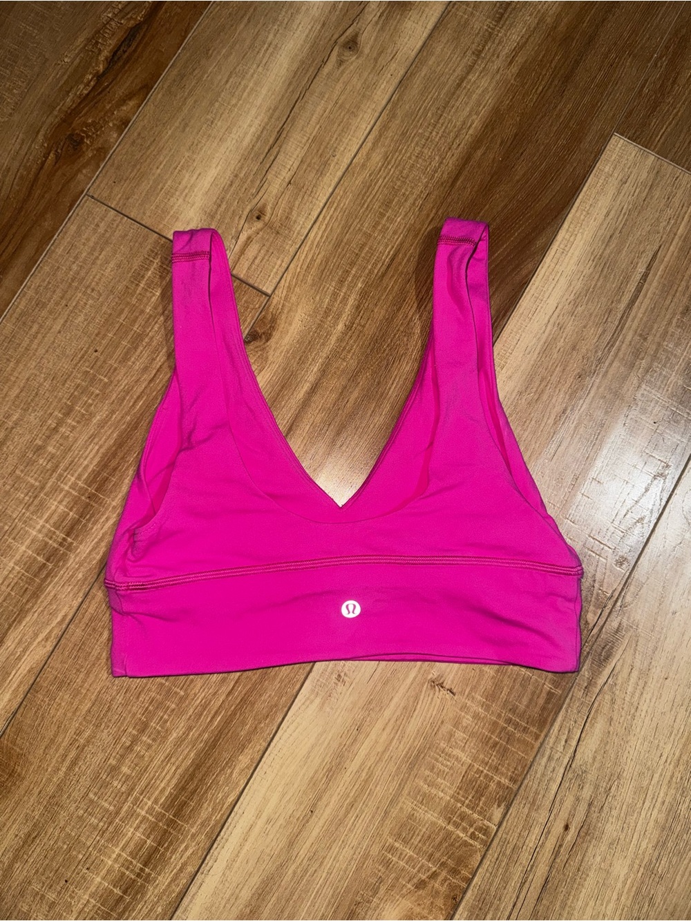 lululemon Align Bright Pink V-Neck Sports Bra